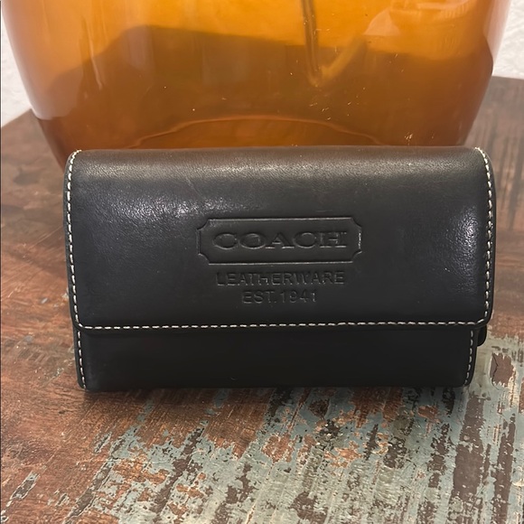Coach Accessories - Coach Black Leather Wallet